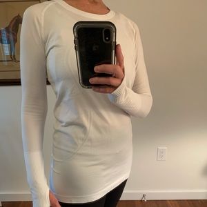 Lululemon long-sleeve yoga shirt